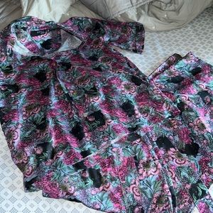 Everyday Jane Floral and Panther 2 Piece Set - M/L